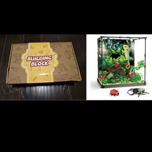 Tropical Rainforest Insect Collection Building Set Compatible Lego chameleon